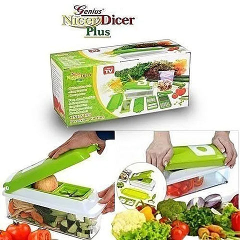 Multifunctional vegetable+fruit cutter slicer chopper