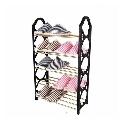 ✨✨✨4 Layer Multipurpose Metal Shelf Rack 🗄️ | Space Saving Storage Organizer for Kitchen, Living & Study Room ✨